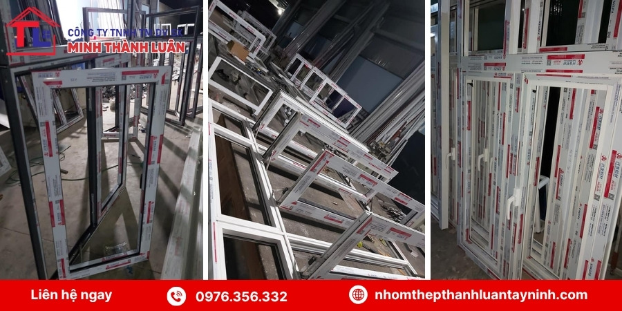 Quy trình lắp đặt cửa nhôm kính tại Nhôm Thép Thành Luân