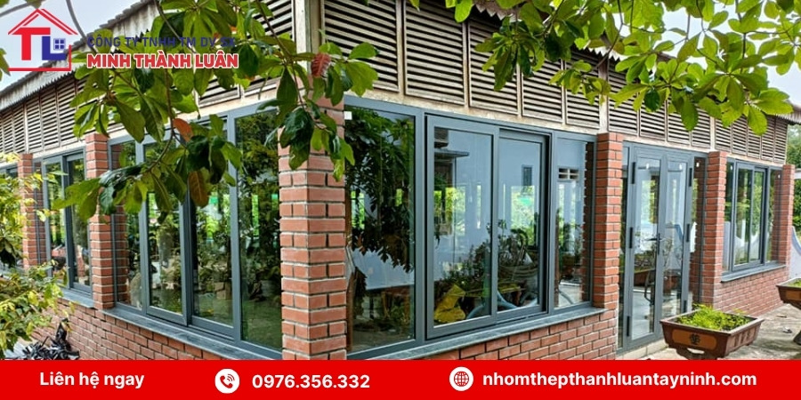 Dịch vụ thi công cửa nhôm kính chất lượng tại Tây Ninh